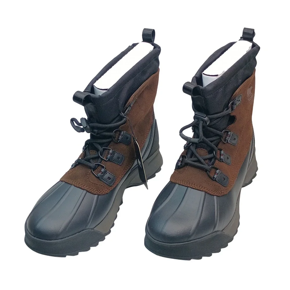 Sorel Cheyanne Metro II Sneak Boot Men Size 12 Brown Waterproof NM5170-256‎